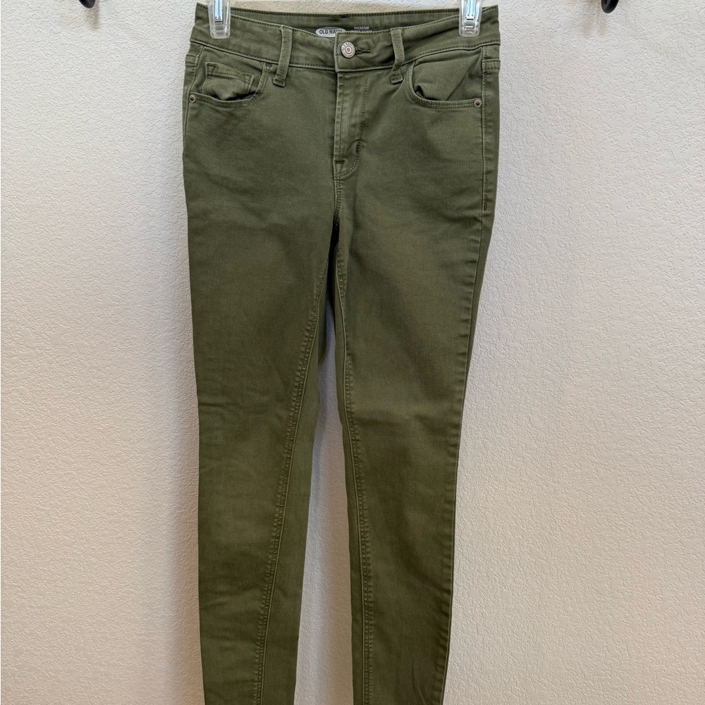 Old Navy Women's Skinny Jeans in Olive